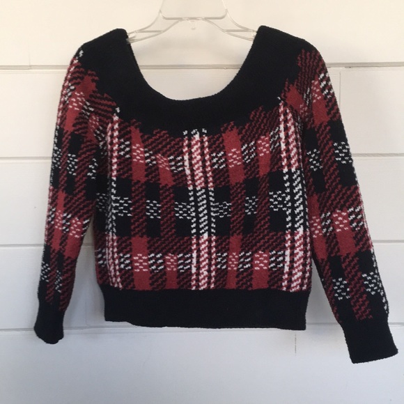 NEW Forever 21 Warm Plaid Sweater - Picture 2 of 8